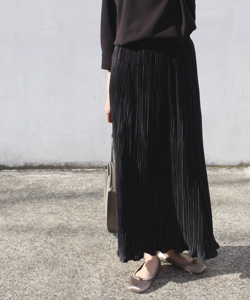 セール シワになりにくい 洗える カットプリーツスカート 大きいサイズ対応 スカート Laveange ラビアンジェ のファッション通販 Zozotown