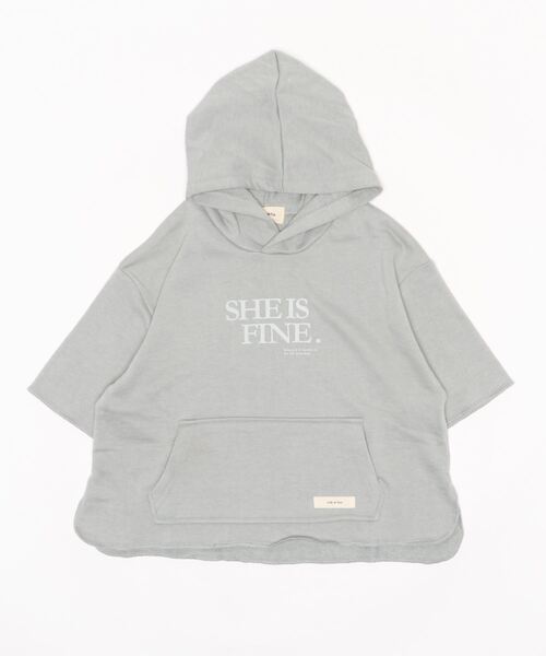 Undeny アンデニー 7分丈パーカー パーカー Undeny アンディニ のファッション パーカー セール