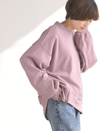サイドZIPビッグシルエットプルオーバー
