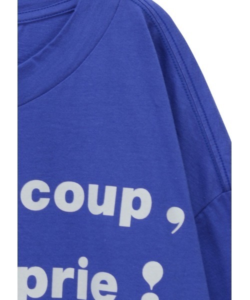 mercibeaucoup,（メルシーボークー）の「メルジュヴティー（Tシャツ/カットソー・レディース・ホワイト/ブラック/ベージュ/ブルー・01）」の13枚目の写真