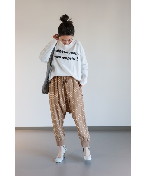 mercibeaucoup,（メルシーボークー）の「メルジュヴティー（Tシャツ/カットソー・レディース・ホワイト/ブラック/ベージュ/ブルー・01）」の14枚目の写真