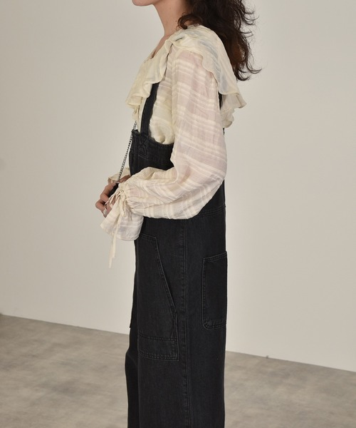 w closet（ダブルクローゼット）の「ハイウエストサロペット