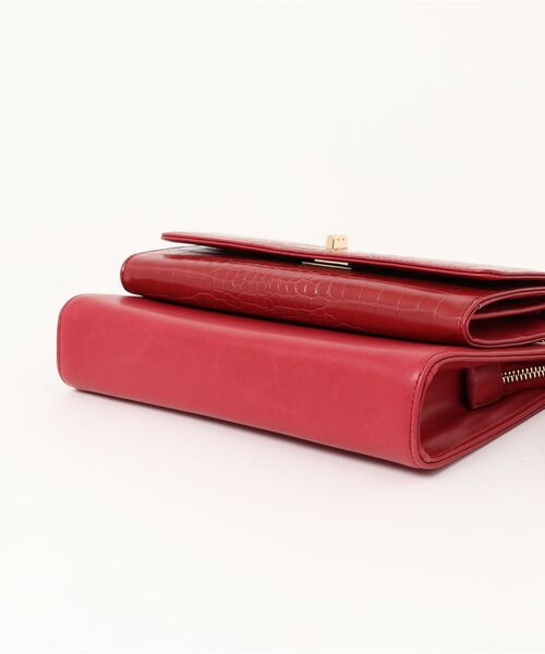 SMIR NASLI（サミールナスリ）の「2WAYお財布ショルダー（ショルダーバッグ・レディース・ゴールド/ブラック/レッド/グレイッシュベージュ・9）」の7枚目の写真