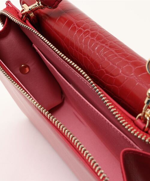 SMIR NASLI（サミールナスリ）の「2WAYお財布ショルダー（ショルダーバッグ・レディース・ゴールド/ブラック/レッド/グレイッシュベージュ・9）」の5枚目の写真