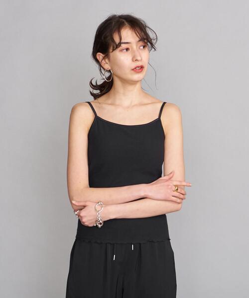 BEAUTY&YOUTH UNITED ARROWS（ビューティーアンドユースユナイテッドアローズ）の「BY ラウンドネックリブ ブラキャミソール（キャミソール・レディース・ブラック/ベージュ/グレー/モカ・FREE）」の10枚目の写真