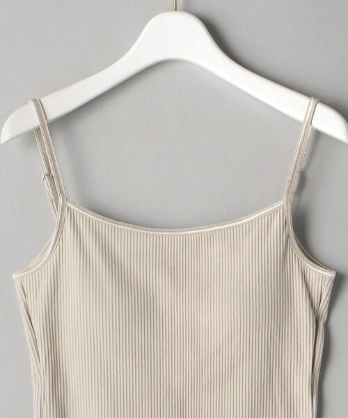 BEAUTY&YOUTH UNITED ARROWS（ビューティーアンドユースユナイテッドアローズ）の「BY ラウンドネックリブ ブラキャミソール（キャミソール・レディース・ブラック/ベージュ/グレー/モカ・FREE）」の11枚目の写真