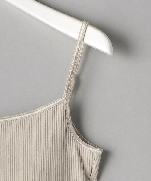 BEAUTY&YOUTH UNITED ARROWS（ビューティーアンドユースユナイテッドアローズ）の「BY ラウンドネックリブ ブラキャミソール（キャミソール・レディース・ブラック/ベージュ/グレー/モカ・FREE）」の12枚目の写真