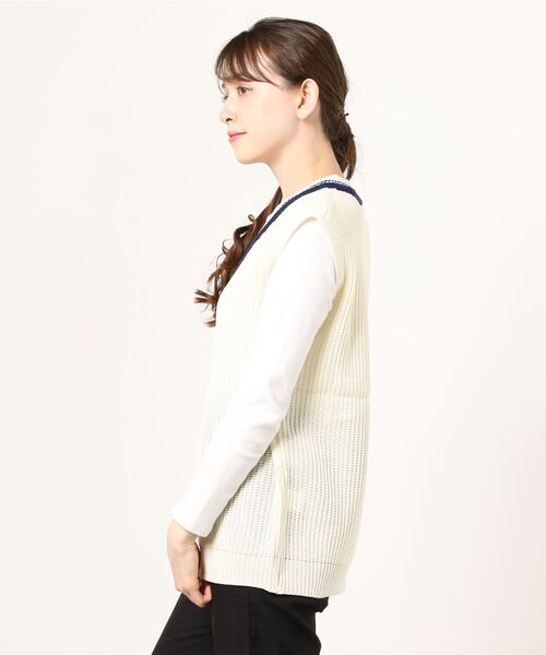 Figments（フィグメンツ）の「チルデンベスト（ベスト・レディース・ブルー/ホワイト・FREE）」の9枚目の写真