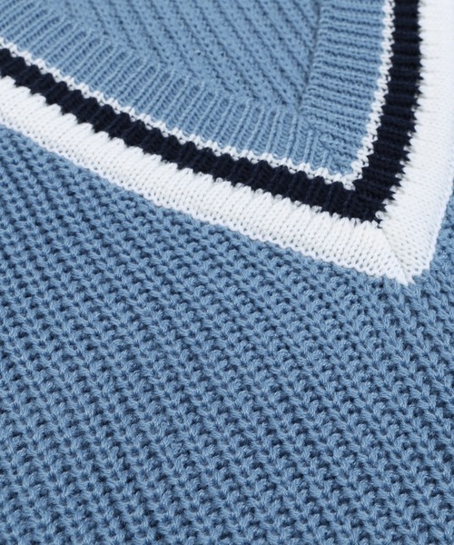 Figments（フィグメンツ）の「チルデンベスト（ベスト・レディース・ブルー/ホワイト・FREE）」の6枚目の写真