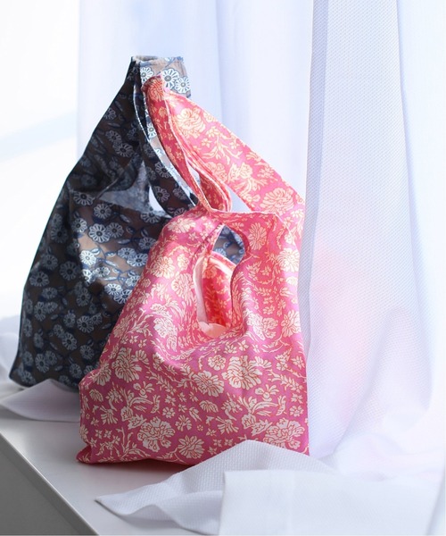 JOURNAL STANDARD relume(ジャーナルスタンダード レリューム)の「コットンプリントショッピングバッグ◆(エコバッグ/サブバッグ・レディース・ピンク/ブルー/グレー系その他・FREE)」の3枚目の写真