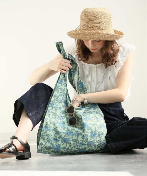 JOURNAL STANDARD relume(ジャーナルスタンダード レリューム)の「コットンプリントショッピングバッグ◆(エコバッグ/サブバッグ・レディース・ピンク/ブルー/グレー系その他・FREE)」の1枚目の写真