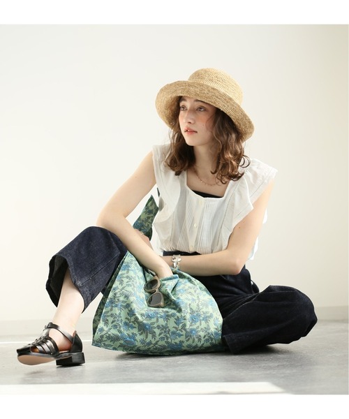 JOURNAL STANDARD relume(ジャーナルスタンダード レリューム)の「コットンプリントショッピングバッグ◆(エコバッグ/サブバッグ・レディース・ピンク/ブルー/グレー系その他・FREE)」の4枚目の写真