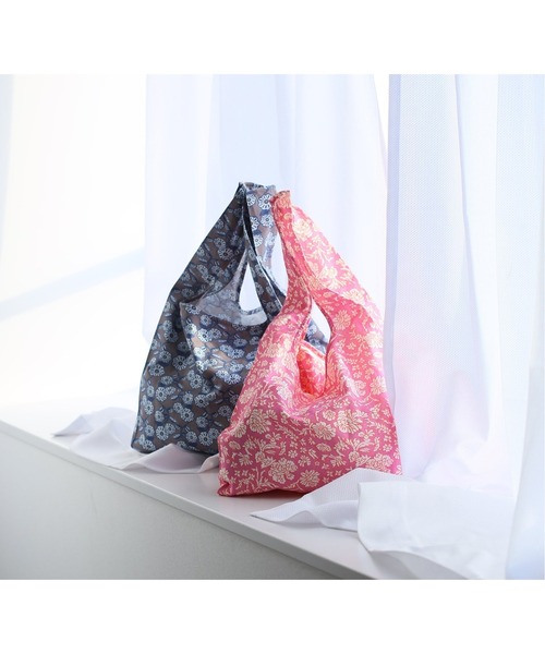 JOURNAL STANDARD relume(ジャーナルスタンダード レリューム)の「コットンプリントショッピングバッグ◆(エコバッグ/サブバッグ・レディース・ピンク/ブルー/グレー系その他・FREE)」の7枚目の写真