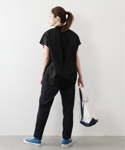 美品 ジャーナルスタンダード 80ローンギャザーシャツ ドット柄 ゆったり 黒 JOURNAL STANDARD 80ローンギャザーシャツ - メルカリ
