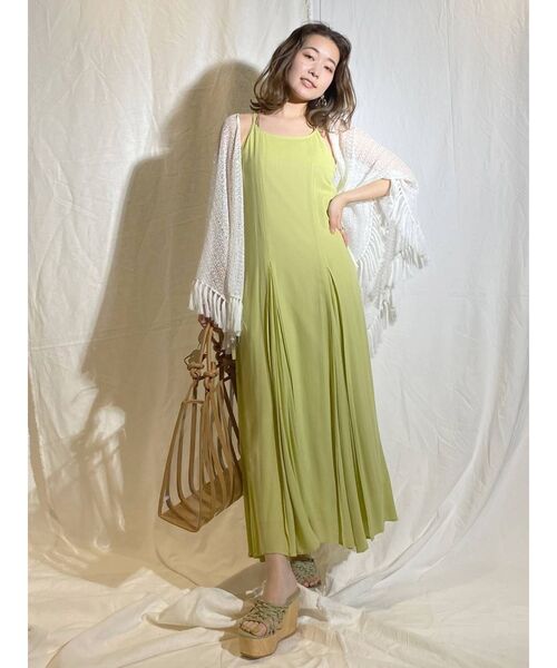 MERCURYDUO（マーキュリーデュオ）の「フリンジ付ニットポンチョ（ニット/セーター・レディース・ベージュ/オフホワイト・FREE）」の11枚目の写真