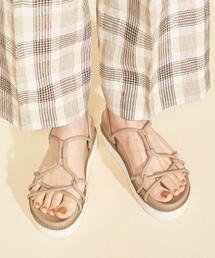 BEAUTY&YOUTH UNITED ARROWS | BY∴ スマートクロス プラットフォームサンダル(サンダル)