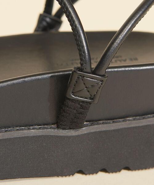 【新品】BEAUTY&YOUTH スマートクロス プラットフォームサンダル BEAUTY&YOUTH UNITED ARROWS（ビューティーアンドユース