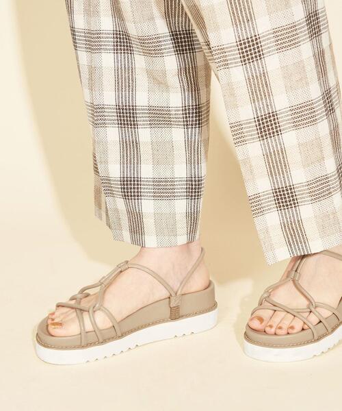 【新品】BEAUTY&YOUTH スマートクロス プラットフォームサンダル BEAUTY&YOUTH UNITED ARROWS（ビューティーアンドユース