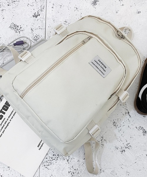 aimoha(アイモハ)の「ユニセックス撥水リュック(バックパック/リュック・メンズ・ホワイト/ブラック・FREE)」の17枚目の写真