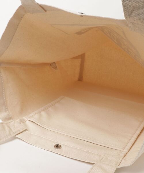 BEN DAVIS（ベンデイビス）の「【BEN DAVIS/ベンデイビス】ブランドロゴ キャンバストートバッグ（トートバッグ・レディース・オフホワイト/ブラック・FREE）」の3枚目の写真