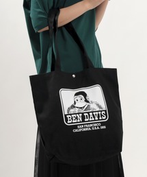 BEN DAVIS（ベンデイビス）の「【BEN DAVIS/ベンデイビス】ブランドロゴ キャンバストートバッグ（トートバッグ・レディース）」
