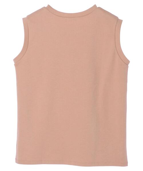 earth music&ecology（アースミュージックアンドエコロジー）の「スムーススリーブレスカットソー ＊（Tシャツ/カットソー・レディース・ブラック/ブラウン/オフホワイト/ピンク/ミント/グレイッシュベージュ・M/L）」の18枚目の写真