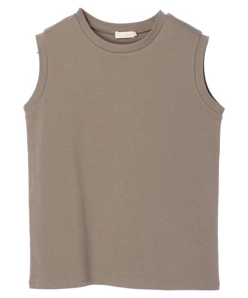 earth music&ecology（アースミュージックアンドエコロジー）の「スムーススリーブレスカットソー ＊（Tシャツ/カットソー・レディース・ブラック/ブラウン/オフホワイト/ピンク/ミント/グレイッシュベージュ・M/L）」の11枚目の写真