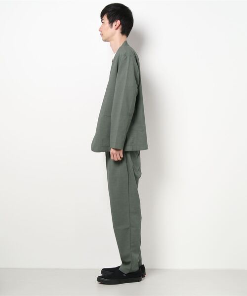 THE HITSS（ヒッツ）の「【THE HITSS】ワッシャー加工 リラックスフィット タイロッケンジャケット＆イージーワイドパンツ［セットアップ商品］（セットアップ・メンズ・グリーン/ベージュ/ブルー・XL/M/L）」の5枚目の写真