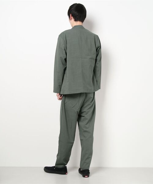 THE HITSS（ヒッツ）の「【THE HITSS】ワッシャー加工 リラックスフィット タイロッケンジャケット＆イージーワイドパンツ［セットアップ商品］（セットアップ・メンズ・グリーン/ベージュ/ブルー・XL/M/L）」の6枚目の写真