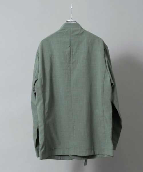 THE HITSS（ヒッツ）の「【THE HITSS】ワッシャー加工 リラックスフィット タイロッケンジャケット＆イージーワイドパンツ［セットアップ商品］（セットアップ・メンズ・グリーン/ベージュ/ブルー・XL/M/L）」の10枚目の写真