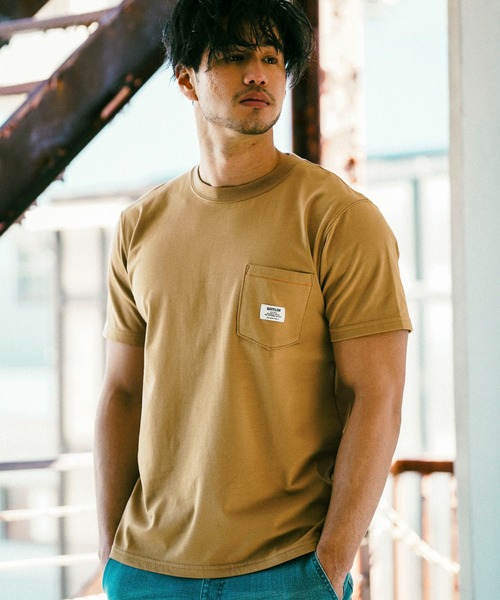 BAYFLOW（ベイフロー）の「HAVE A NICE TEE（Tシャツ/カットソー・メンズ・ホワイト/ベージュ/グリーン/チャコール・SMALL/MEDIUM/LARGE）」の3枚目の写真