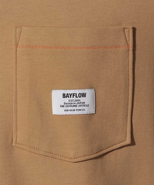 BAYFLOW（ベイフロー）の「HAVE A NICE TEE（Tシャツ/カットソー・メンズ・ホワイト/ベージュ/グリーン/チャコール・SMALL/MEDIUM/LARGE）」の9枚目の写真