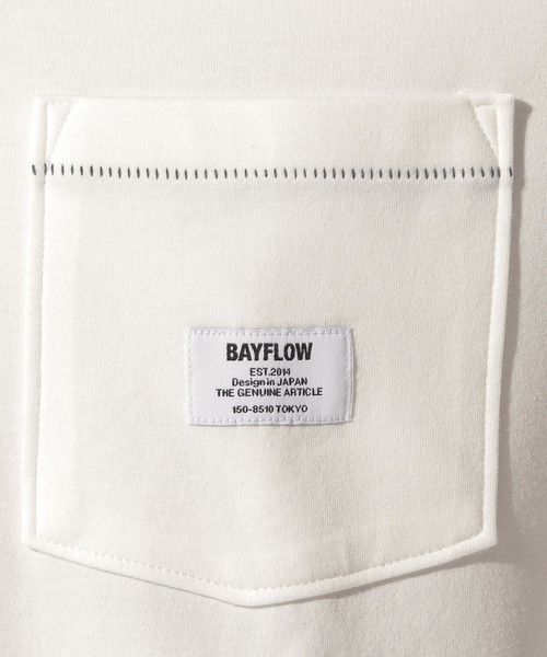 BAYFLOW（ベイフロー）の「HAVE A NICE TEE（Tシャツ/カットソー・メンズ・ホワイト/ベージュ/グリーン/チャコール・SMALL/MEDIUM/LARGE）」の15枚目の写真