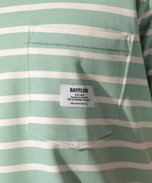 BAYFLOW（ベイフロー）の「HAVE A NICE TEE（Tシャツ/カットソー・メンズ・ホワイト/ベージュ/グリーン/チャコール・SMALL/MEDIUM/LARGE）」の13枚目の写真