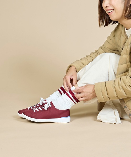 ing(イング)の「晴雨兼用ローカットスニーカー(スニーカー・レディース・ブラック/ブラウン/ベージュ/グレー/アイボリー/アッシュグレー/ワイン・LL/L/M/S)」の14枚目の写真