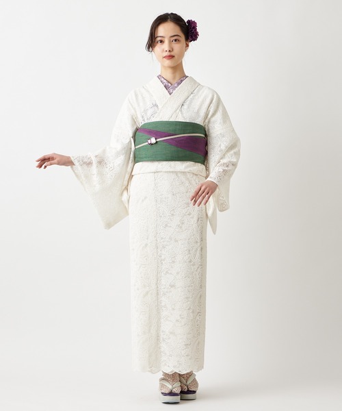 ふりふ(フリフ)の「すからペイズリー着物(着物・レディース・ブラック・FREE)」の16枚目の写真