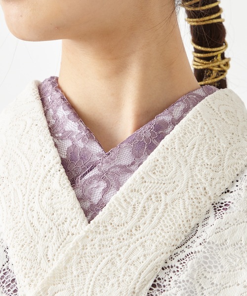 ふりふ(フリフ)の「すからペイズリー着物(着物・レディース・ブラック・FREE)」の6枚目の写真