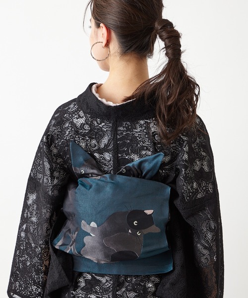 ふりふ(フリフ)の「すからペイズリー着物(着物・レディース・ブラック・FREE)」の15枚目の写真