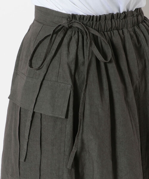 ONE MADE（ワンメイド）の「ONE MADE（ワンメイド）別注カーゴスカート（スカート・レディース・カーキ・FREE）」の10枚目の写真