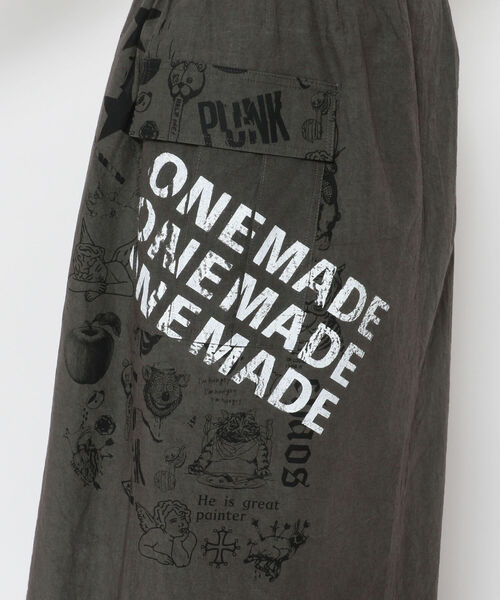 ONE MADE（ワンメイド）の「ONE MADE（ワンメイド）別注カーゴスカート（スカート・レディース・カーキ・FREE）」の8枚目の写真