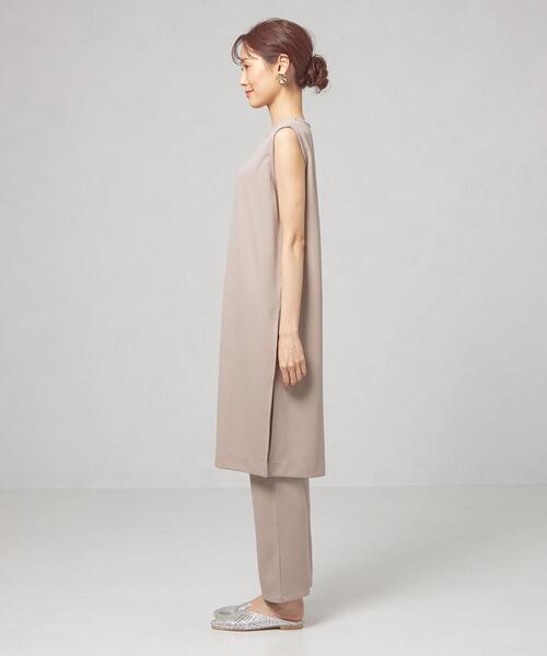 ＜closet story＞ノースリーブチュニック&パンツ セットアップ -ウォッシャブル
