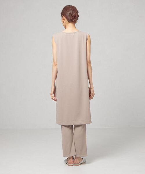 ＜closet story＞ノースリーブチュニック&パンツ セットアップ -ウォッシャブル