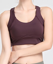 DAY CLOSET | レディース 速乾フィットネスヨガブラトップ(スポーツブラ)
