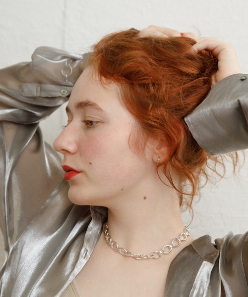 Bonjour Girl（ボンジュールガール）の「AZUKI マルチWAYチェーンチョーカーネックレス（ネックレス・レディース・シルバー・FREE）」の5枚目の写真