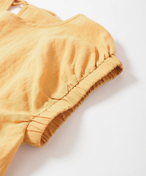 Crisp（クリスプ）の「ホイップスリーブリネンブラウス（シャツ/ブラウス・レディース・グレー/アイボリー/マスタード・FREE）」の12枚目の写真