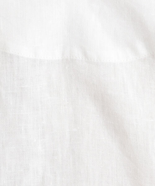 TOMORROWLAND （トゥモローランド）の「リネン セーラーカラーブラウス（シャツ/ブラウス・レディース・ホワイト/ネイビー・36）」の5枚目の写真