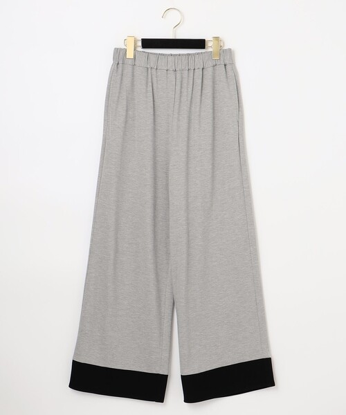 GRACE CONTINENTAL(グレースコンチネンタル)の「【LIFE STYLE WEAR】バイカラーパンツ(その他パンツ・レディース・ベージュ/グレー・36)」の2枚目の写真