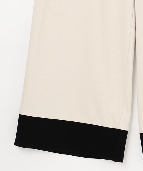 GRACE CONTINENTAL(グレースコンチネンタル)の「【LIFE STYLE WEAR】バイカラーパンツ(その他パンツ・レディース・ベージュ/グレー・36)」の7枚目の写真