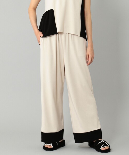 GRACE CONTINENTAL(グレースコンチネンタル)の「【LIFE STYLE WEAR】バイカラーパンツ(その他パンツ・レディース・ベージュ/グレー・36)」の10枚目の写真