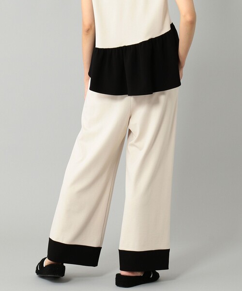 GRACE CONTINENTAL(グレースコンチネンタル)の「【LIFE STYLE WEAR】バイカラーパンツ(その他パンツ・レディース・ベージュ/グレー・36)」の12枚目の写真